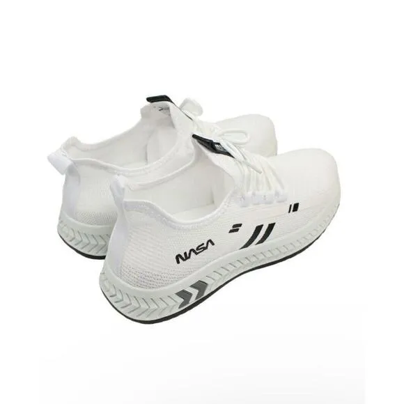 NASA Men’s Sport Shoes CSK2023 US 11 White/Black Running Shoes Athletic Y2k