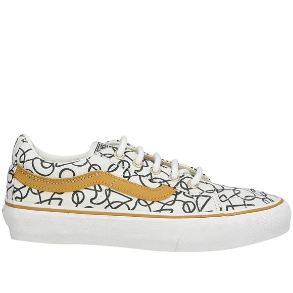 NWT Vans Sk8 Low Reissue Sneakers Textured Waves / Marshmallow Shoes Skate NEW